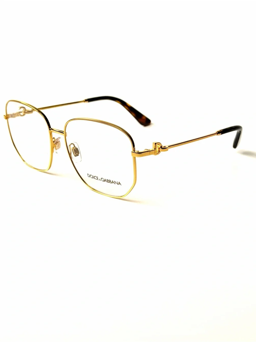 Dolce & Gabbana Eyeglasses DG 1356 02 Gold Authentic New 57mm NWT